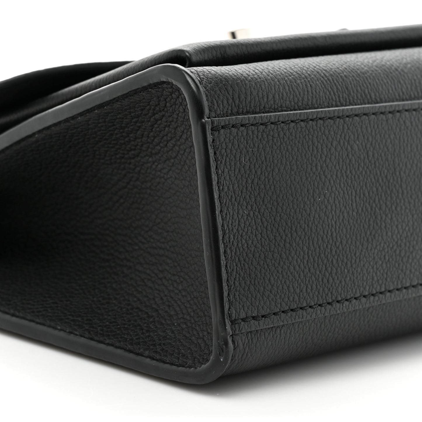 Soft Calfskin Mylockme Chain Bag BB Black