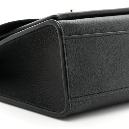 Louis Vuitton Soft Calfskin Mylockme Chain Bag BB Black 9 of 12