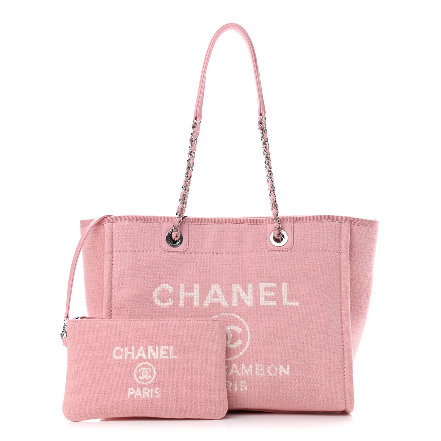Mixed Fibers Small Deauville Tote Pink