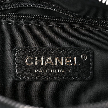 Chanel Calfskin Chain 20s Signature Bowling Bag Black 6 of 9