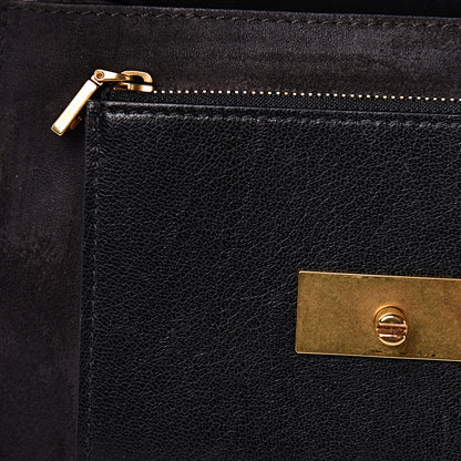 Givenchy Goatskin Suede Small GV3 Shoulder Bag Black 12 of 15