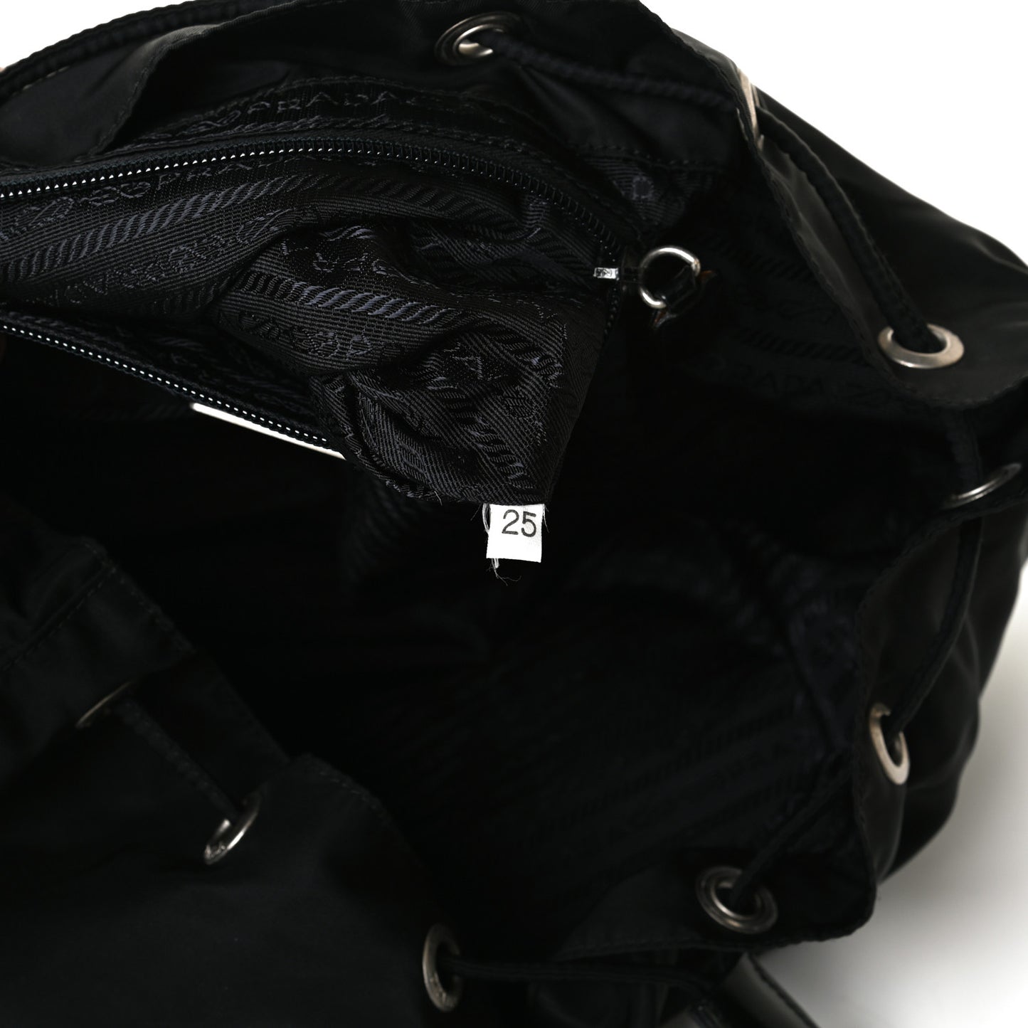 Nylon Vela Medium Backpack Black