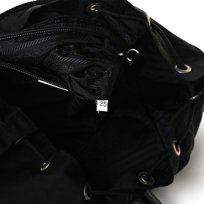 Prada Nylon Vela Medium Backpack Black 6 of 22