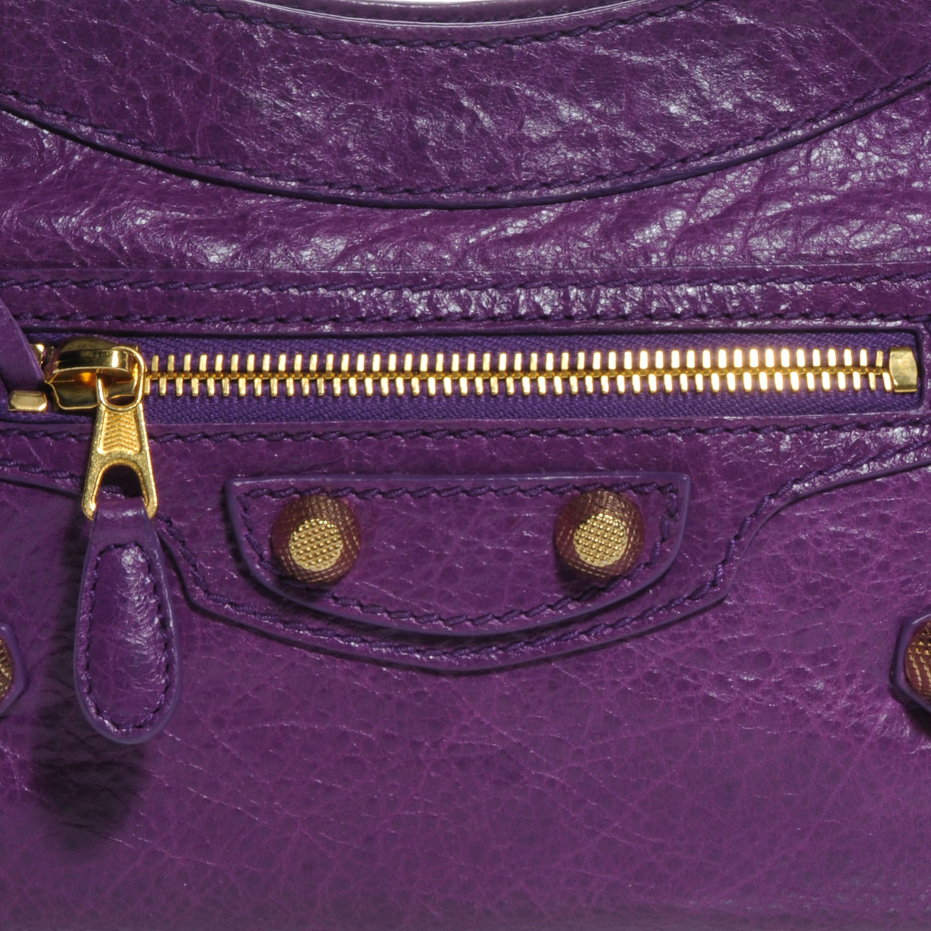 Balenciaga Agneau Giant 12 Gold Hardware Hip Ultraviolet 8 of 9