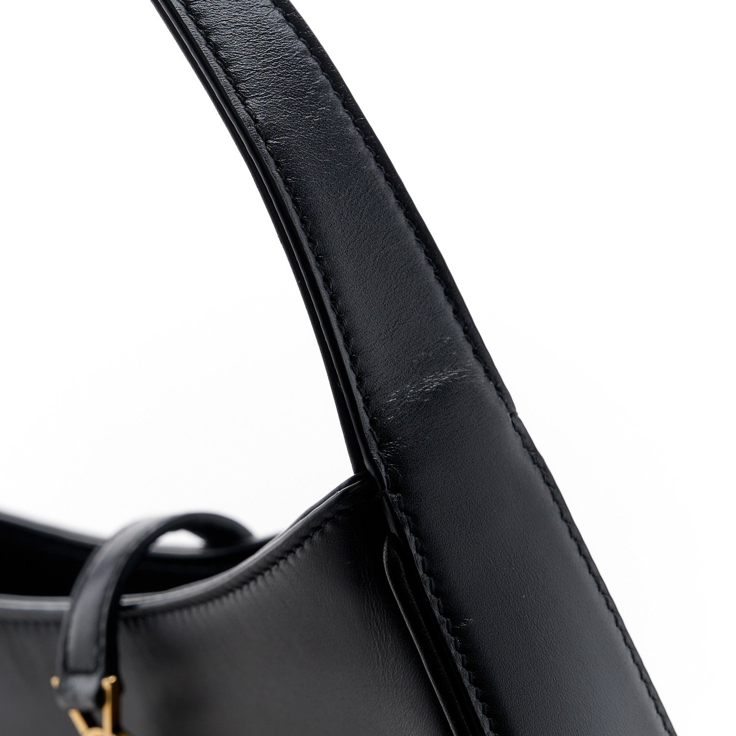 Saint Laurent Smooth Calfskin Le 5 A 7 Mini Hobo Black 12 of 13