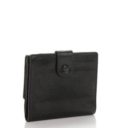Chanel Lambskin Timeless CC Compact French Wallet Black 3 of 8