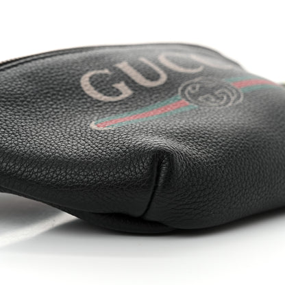 Gucci Grained Calfskin Small Logo Belt Bag Black 9 of 10