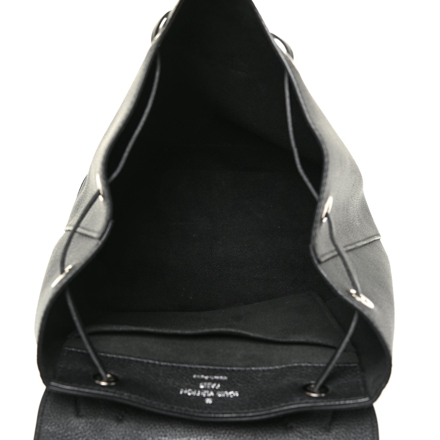 Calfskin Lockme Backpack Black