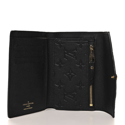 Louis Vuitton Empreinte Compact Curieuse Wallet Black 5 of 7