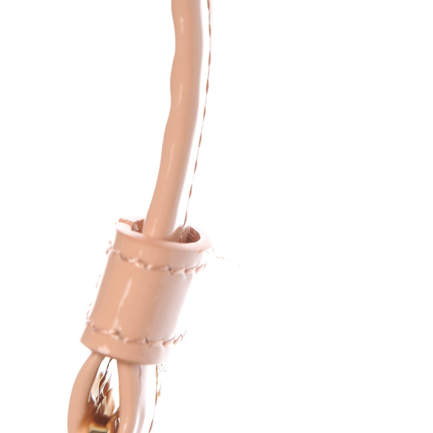 Patent Calfskin Elegant Top Handle Bag Rosa
