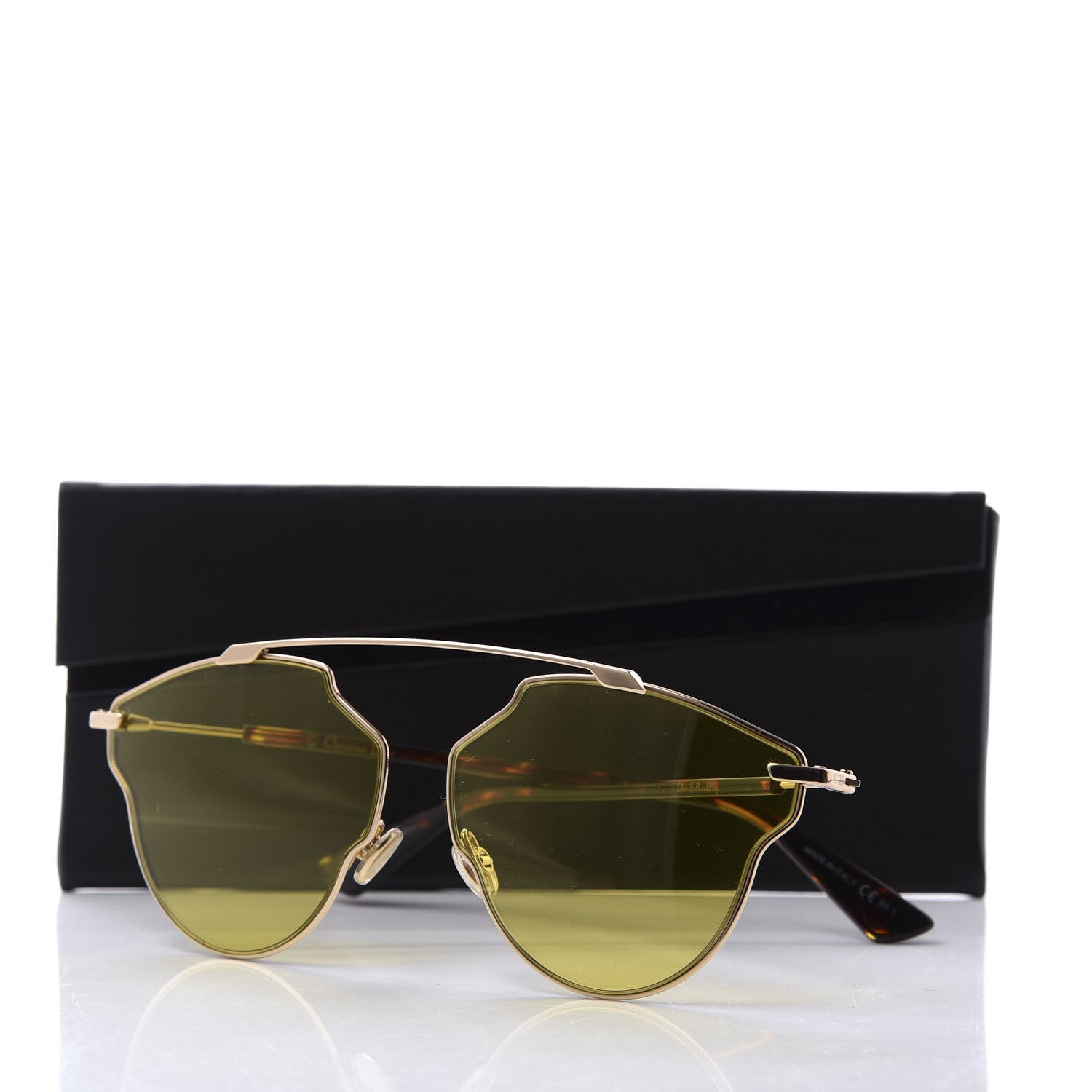 Christian Dior So Real Pop Sunglasses Yellow 9 of 9
