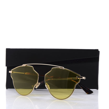 Christian Dior So Real Pop Sunglasses Yellow 9 of 9