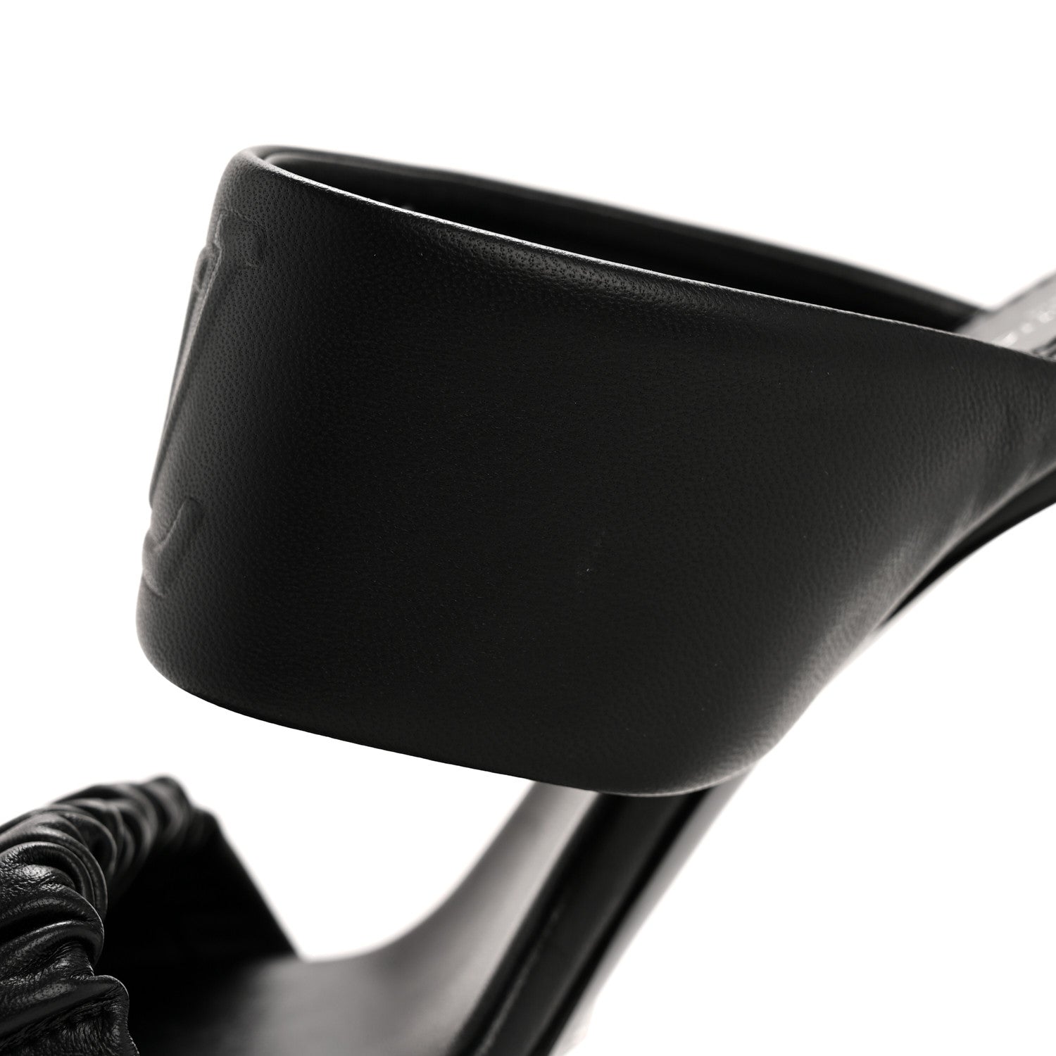 Louis Vuitton Lambskin Drapy Heel Mules 41 Black 11 of 11