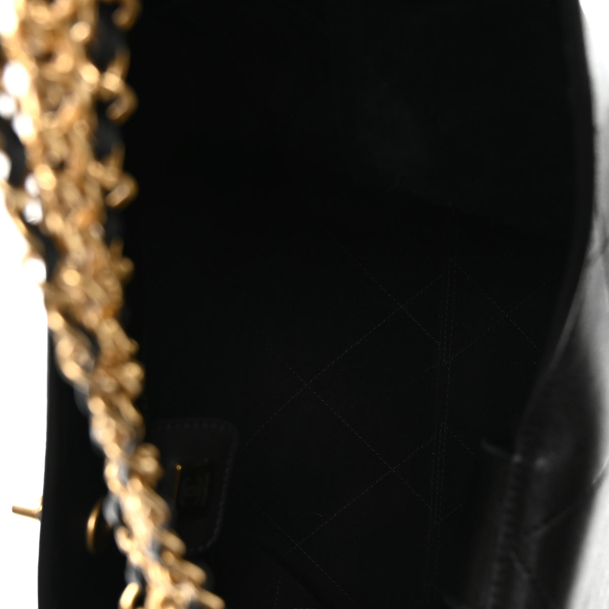 Chanel Shiny Lambskin Quilted Large Hobo Black 5 of 11