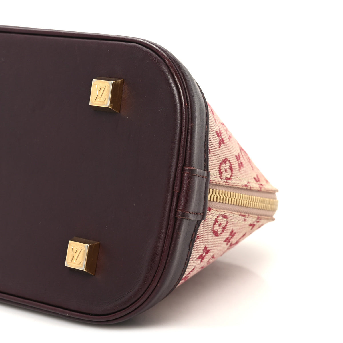 Mini Monogram Alma Long Cherry
