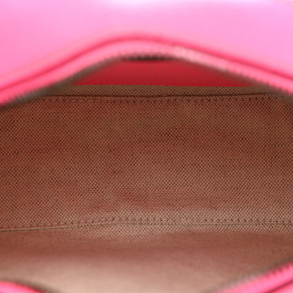 Gucci GG Supreme Monogram Textured Dollar Calfskin Web Ophidia Small Crossbody Bag Beige Ebony Fuchsia 5 of 10