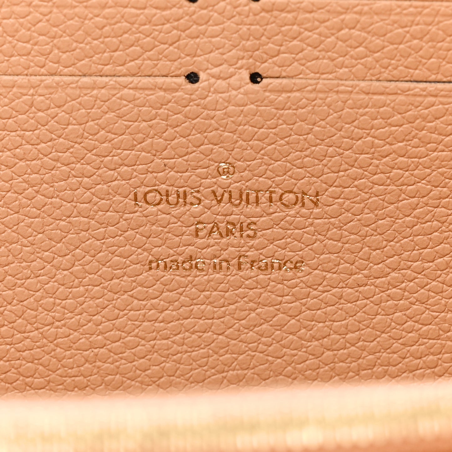 Empreinte Monogram Giant Clemence Wallet Arizona Creme