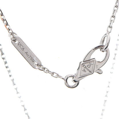 Van Cleef & Arpels 18K White Gold Turquoise Sweet Alhambra Butterfly Bracelet 6 of 8