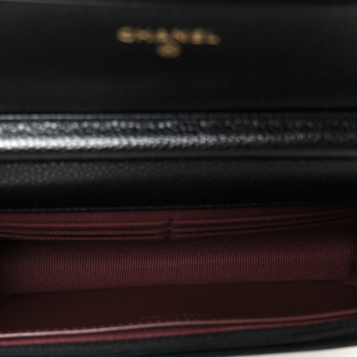 Chanel Caviar Quilted Wallet On Chain WOC Black 5 of 12