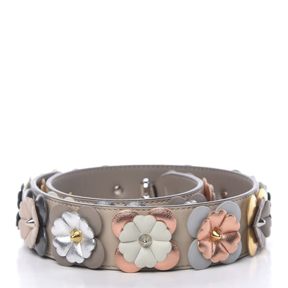 Fendi Calfskin Flowerland Studded Strap You Dove 2 of 5