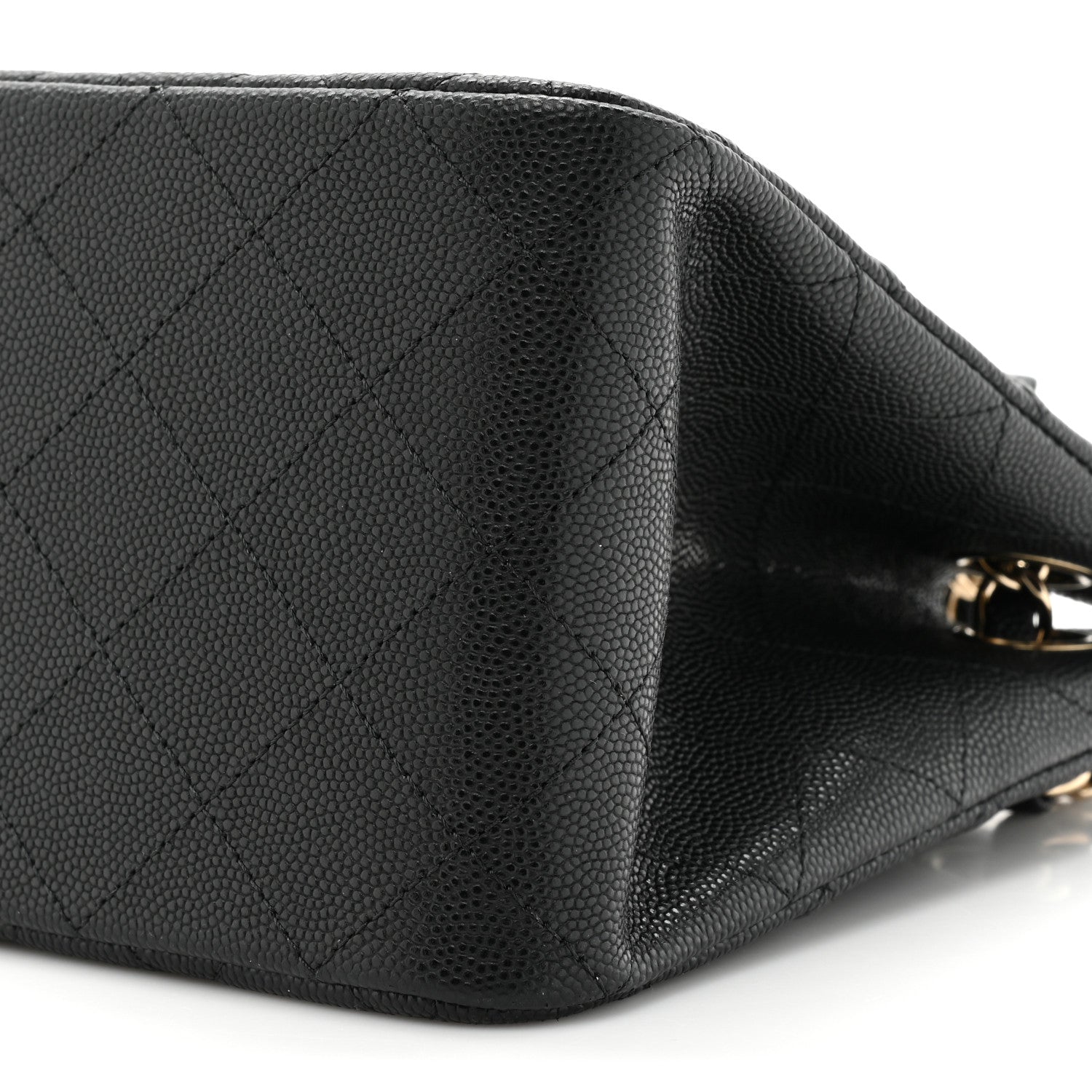 Chanel Caviar Quilted Mini Bucket Bag Black 8 of 9