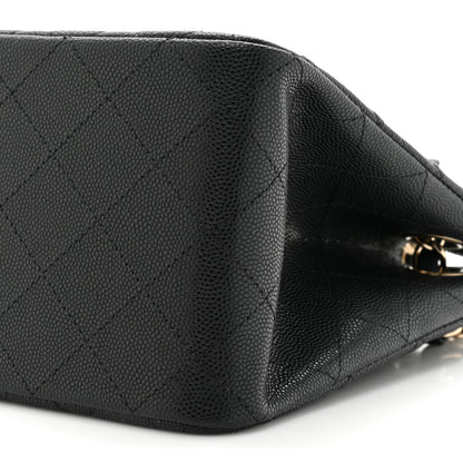 Chanel Caviar Quilted Mini Bucket Bag Black 8 of 9
