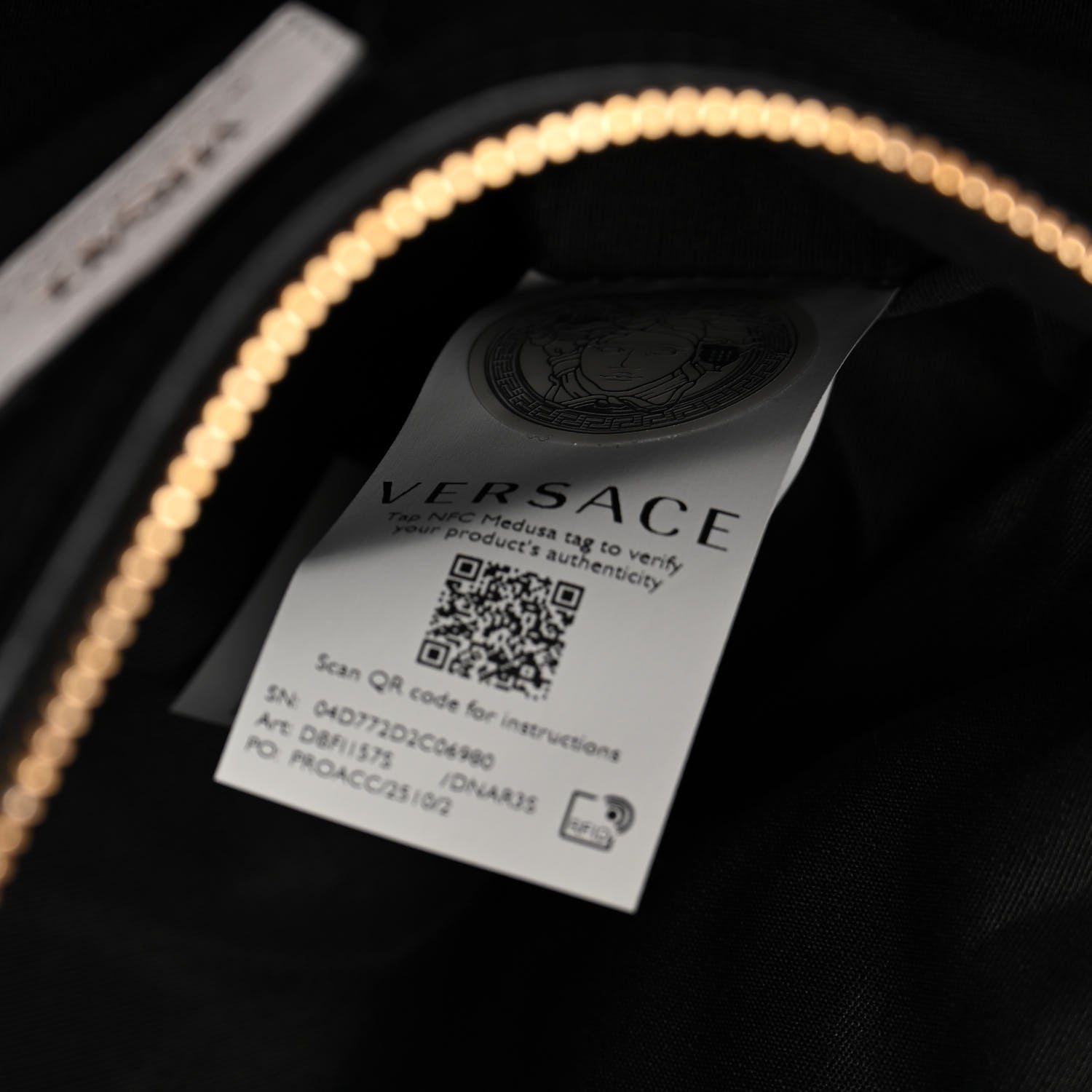 Versace Nappa Quilted La Medusa Chain Tote White 6 of 8