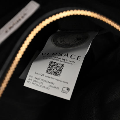Versace Nappa Quilted La Medusa Chain Tote White 6 of 8