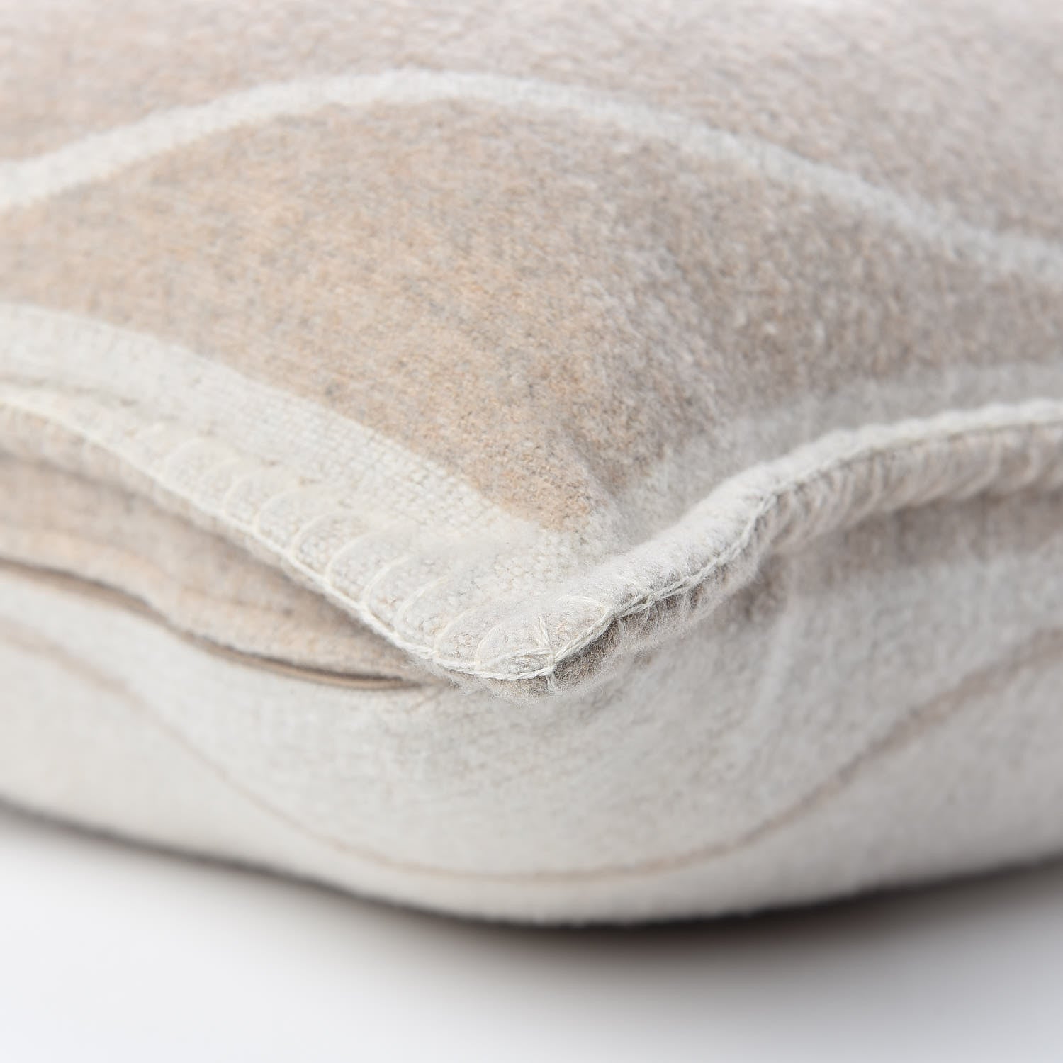 Chanel Merino Wool Cashmere CC Pillow Beige Off White 9 of 11