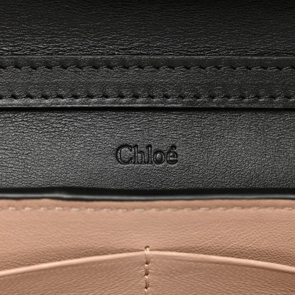 Chloe Shiny Grained Calfskin Aby Wallet on Chain Black 7 of 10