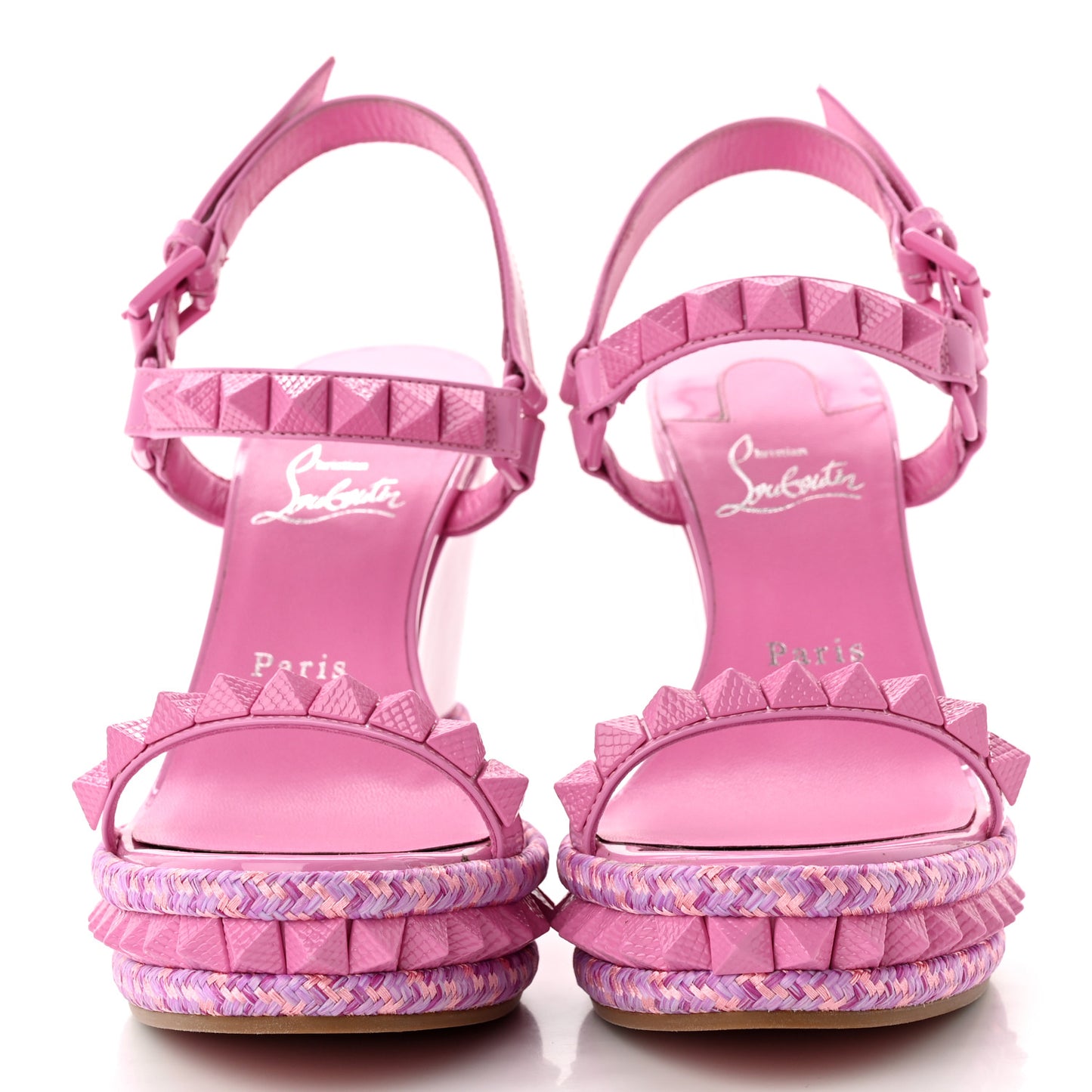 Pyraclou 110 Platform Sandals 38 Pink