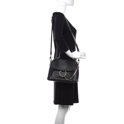 Chloe Calfskin Small Faye Day Shoulder Bag Black 2 of 11