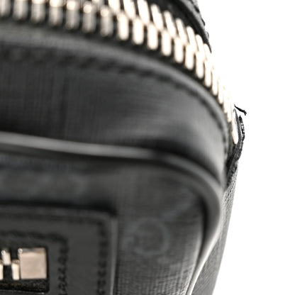 Gucci Soft GG Supreme Monogram Web Belt Bag Black Grey 11 of 12