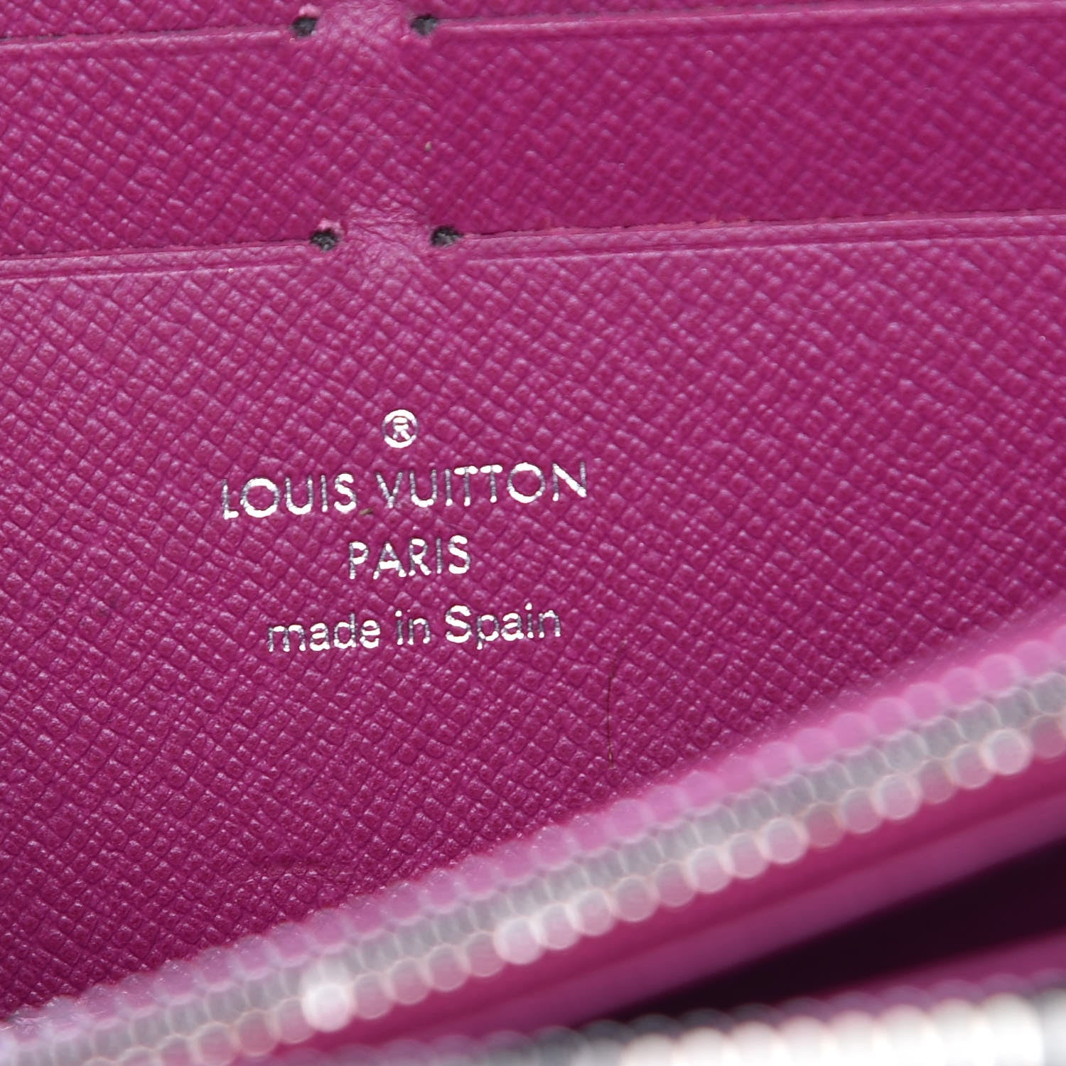 Louis Vuitton Epi Zippy Wallet Cassis 6 of 13