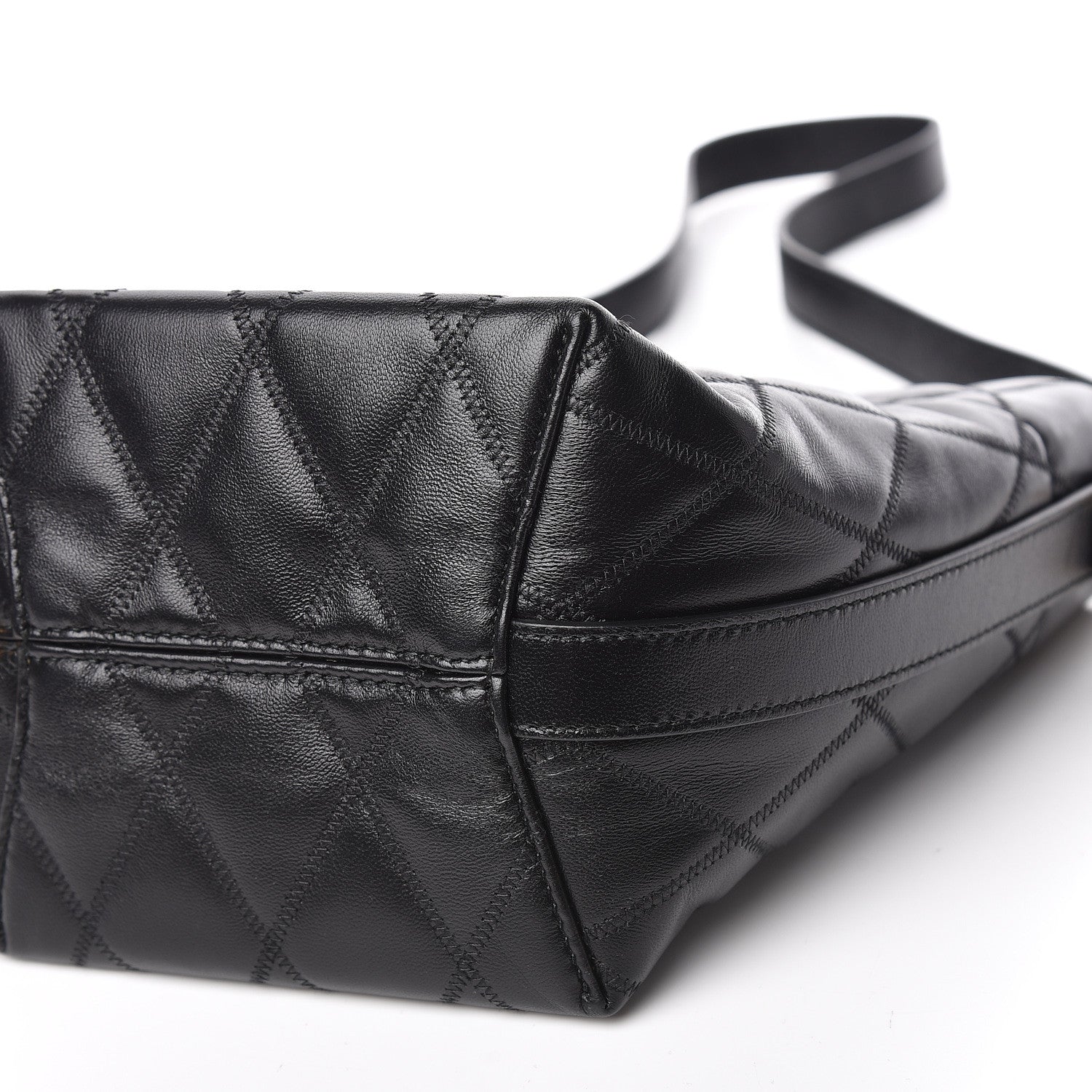 Givenchy Lambskin Quilted Mini GV Bucket Bag Black 11 of 11
