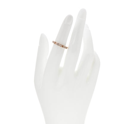Cartier 18K Pink Gold Diamond Maillon Panthere Half Diamond Wedding Band Ring 49 4.75 2 of 6