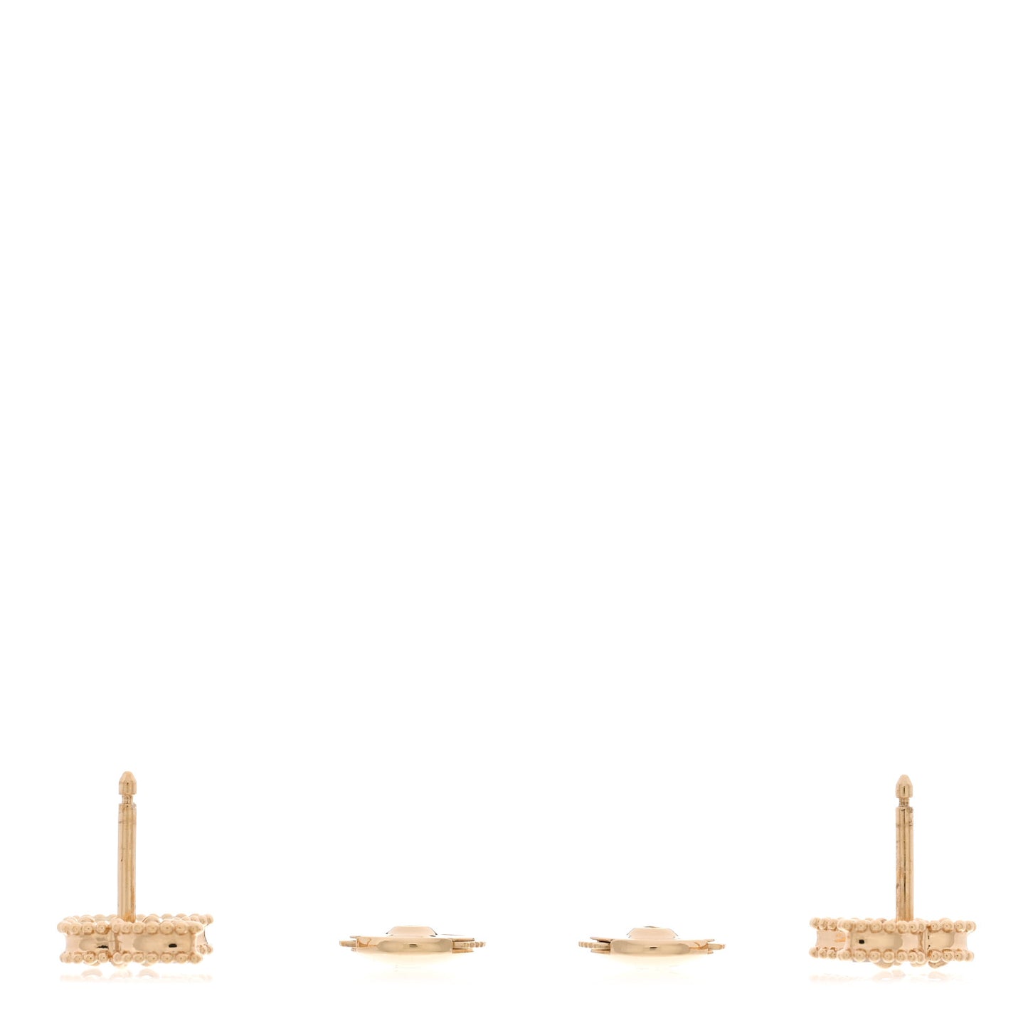 18K Yellow Gold Mother of Pearl Sweet Alhambra Butterfly Earrings