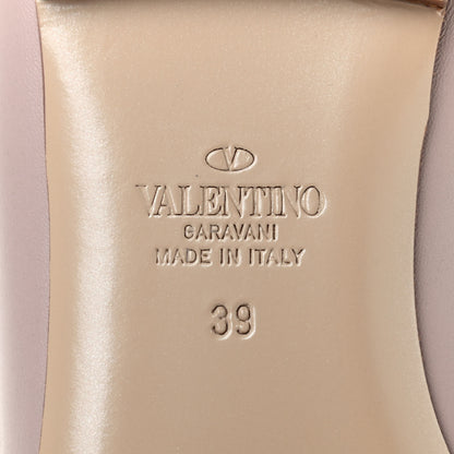 Valentino Garavani Nappa Rockstud Cage Ballerina Flats 39 Poudre 7 of 8
