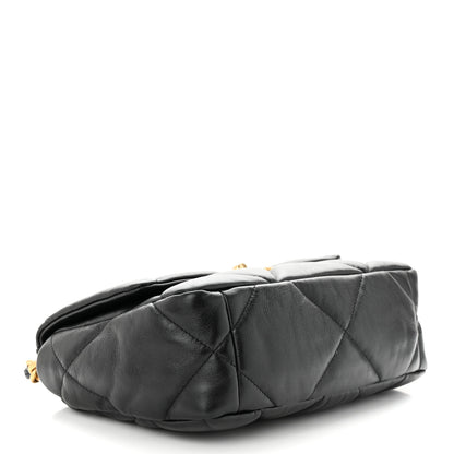 Chanel Lambskin Quilted Medium Chanel 19 Flap Black 4 of 10