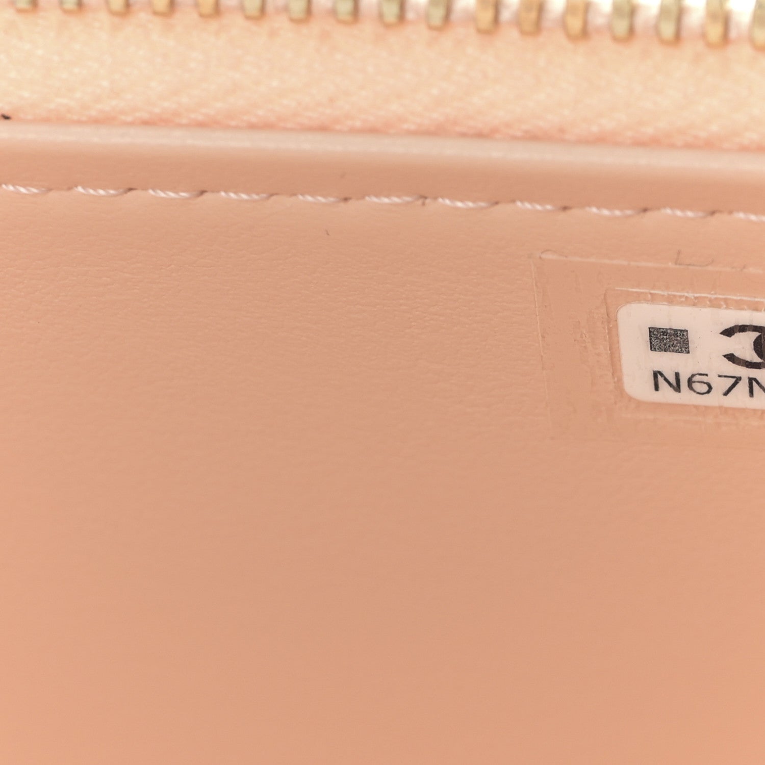 Chanel Caviar Quilted Small Vanity Case With Chain Light Beige 7 of 9