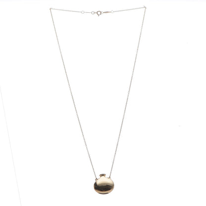 Tiffany 18K Yellow Gold Elsa Peretti Bottle Open Bottle Pendant Necklace 3 of 6