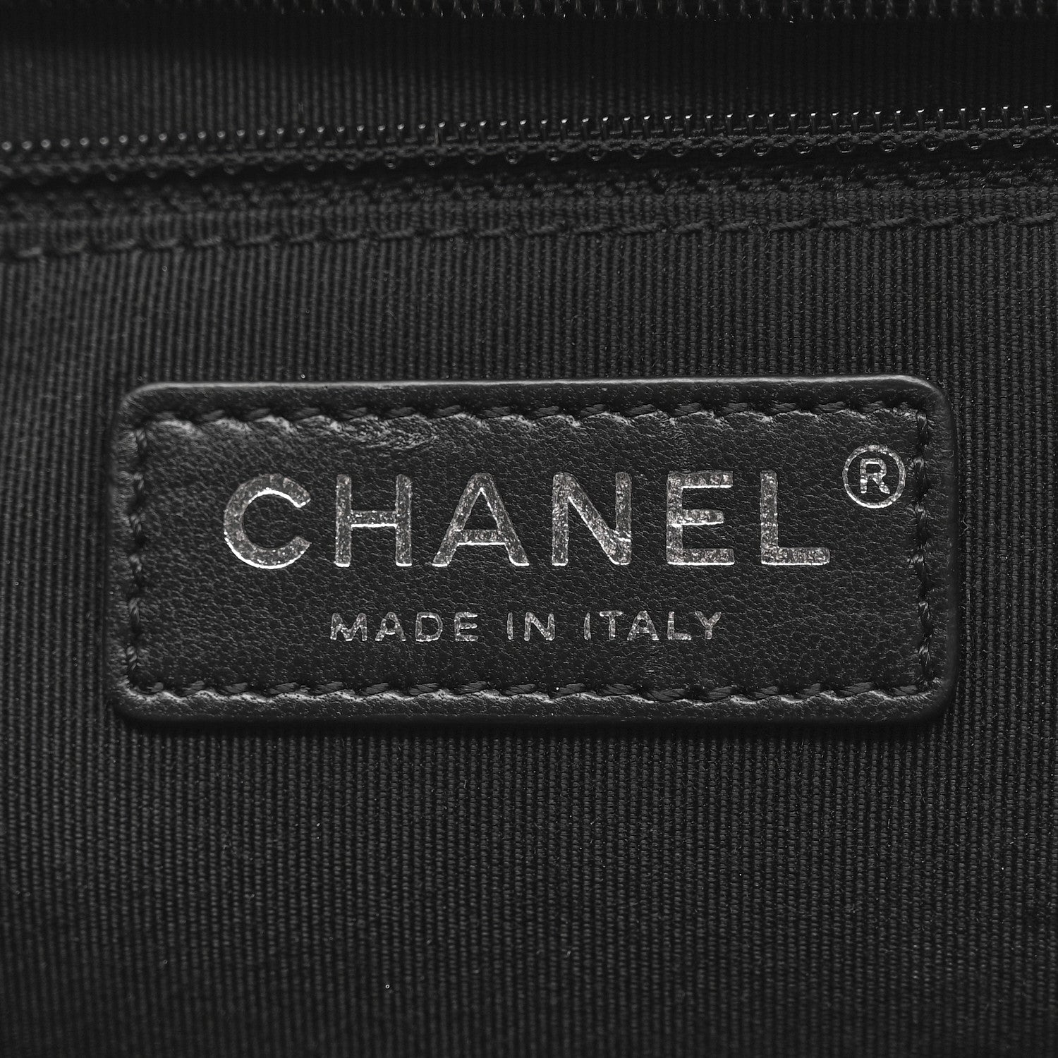 Chanel Calfskin Quilted Medium Frame in Chain Flap Black 6 of 10