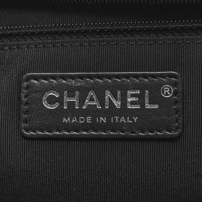 Chanel Calfskin Quilted Medium Frame in Chain Flap Black 6 of 10