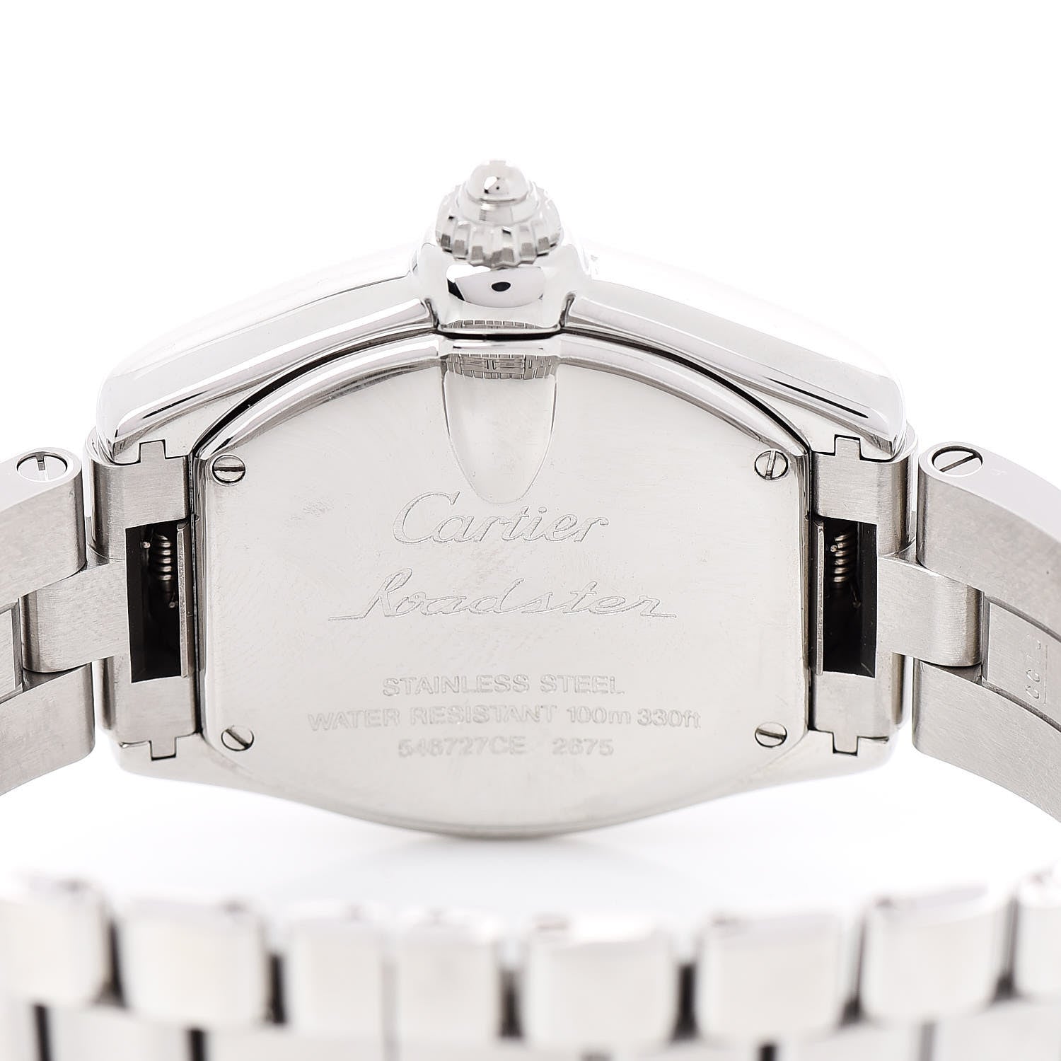 Cartier Stainless Steel 31mm Roadster Quartz Watch Pink 5 of 5