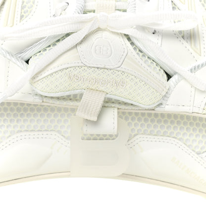 Balenciaga Faux Calfskin Fabric Glow In The Dark Small Sneakerhead Top Handle Bag White 7 of 9