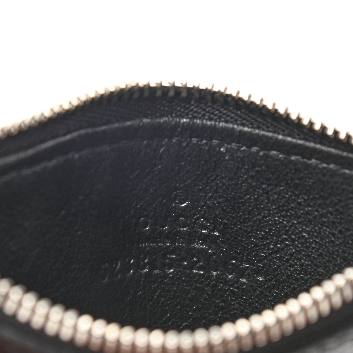 Gucci Calfskin Logo Lanyard Card Case Black 6 of 6