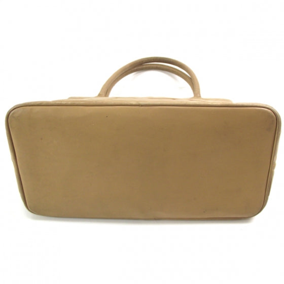 Lambskin Medallion Tote Beige