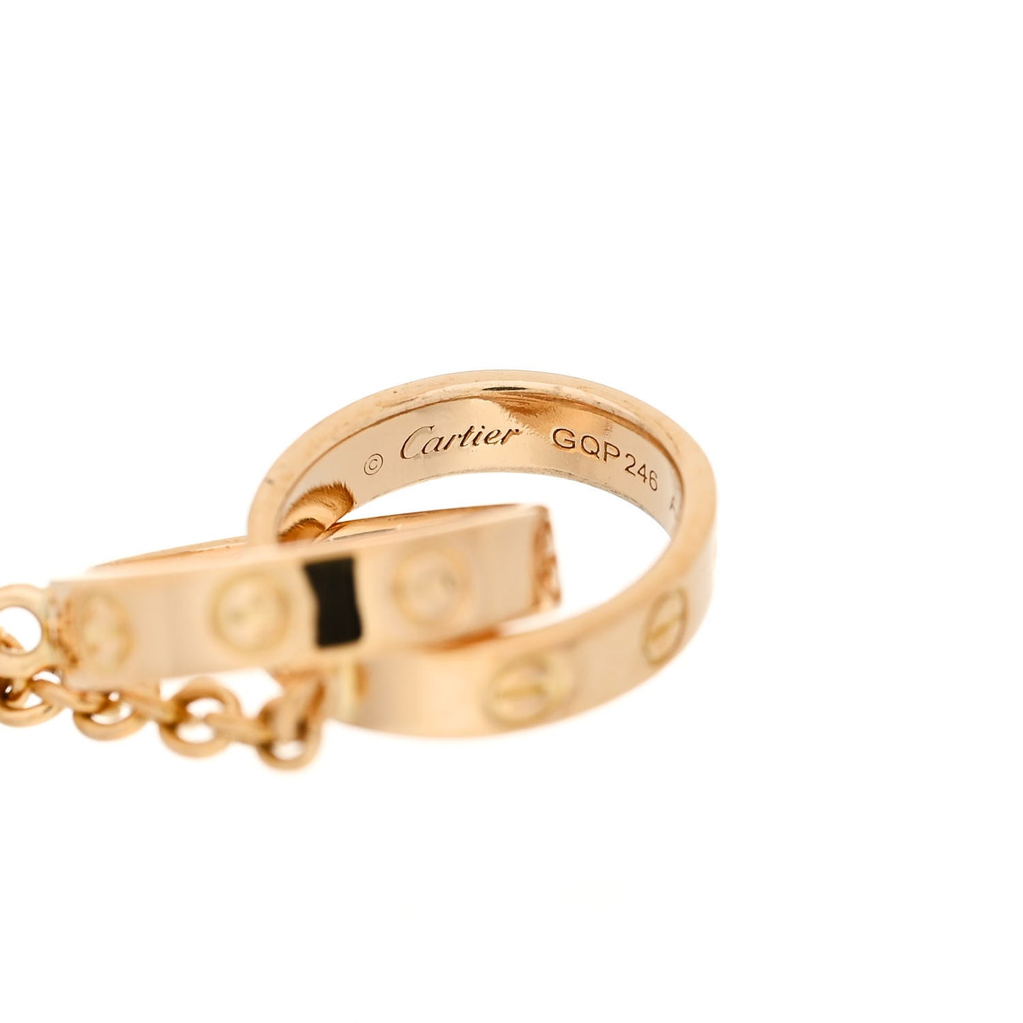 18K Yellow Gold Interlocking LOVE Bracelet