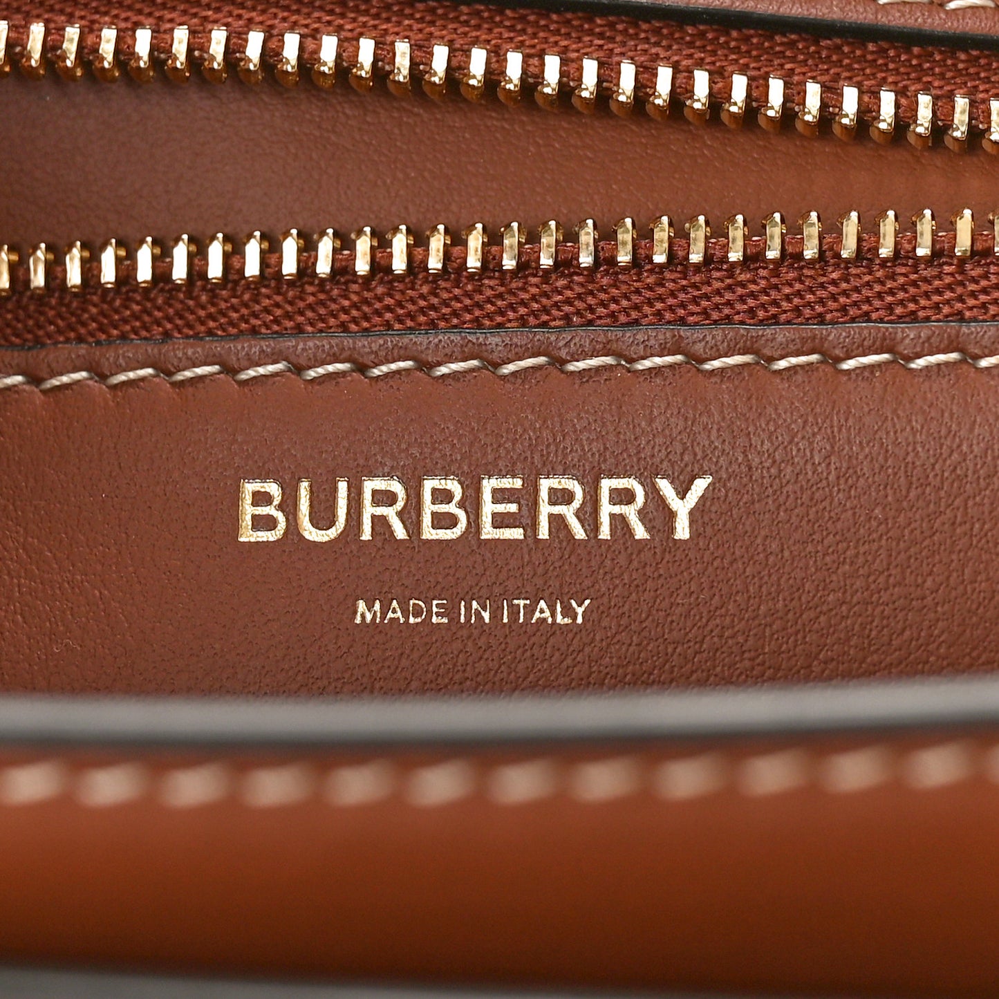 Velvet Calfskin Monogram Medium TB Chain Bag Dark Brown
