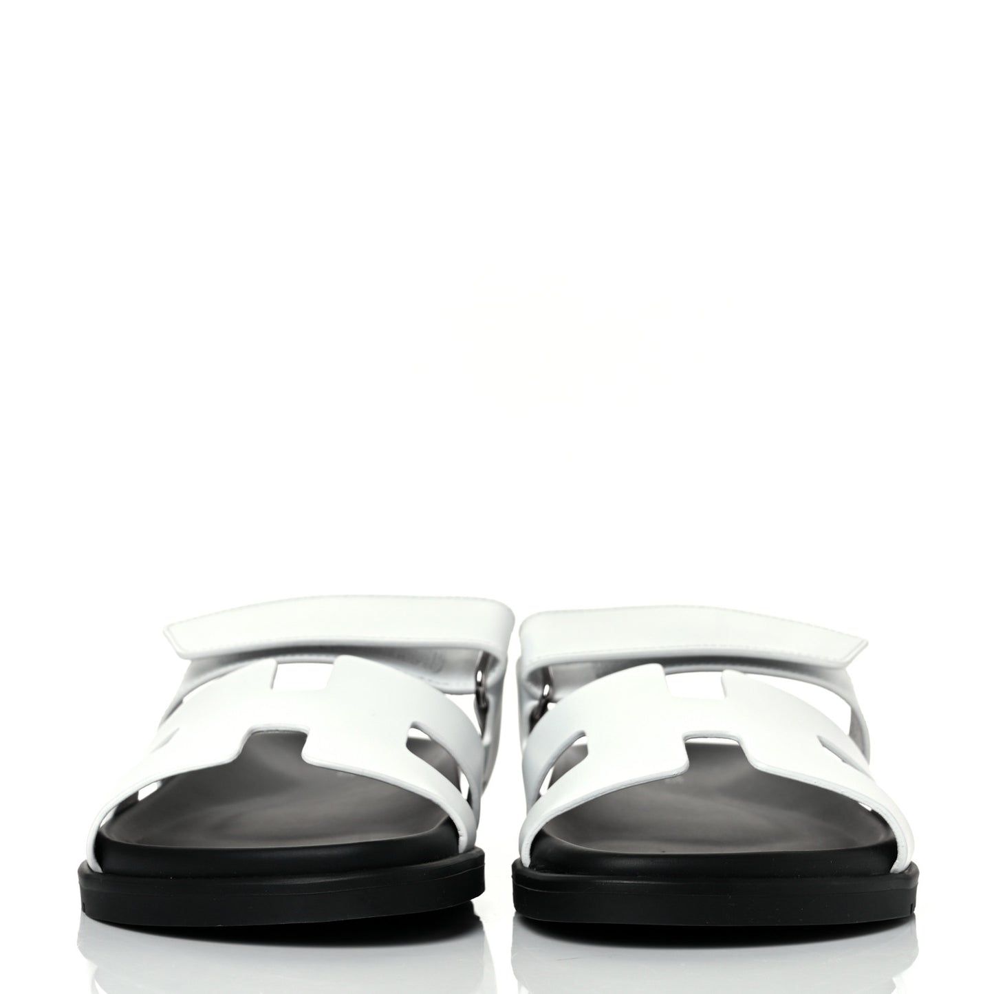 Calfskin Womens Chypre Sandals 40 White